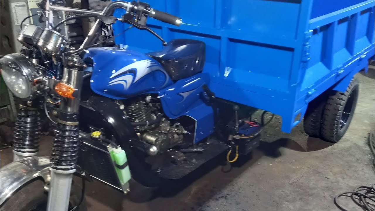 Xe ba bánh chở hàng khỏe bánh kép đời mới nhất 2025