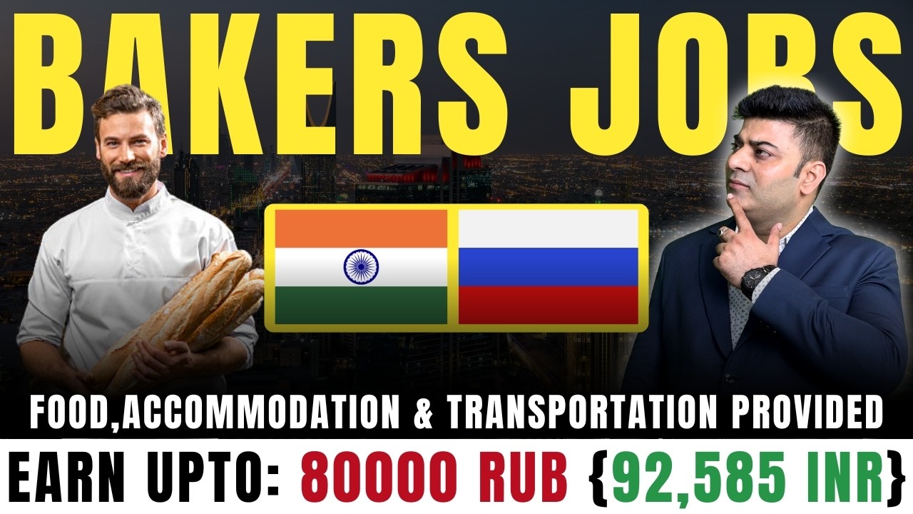 Russia Jobs 2026 🇷🇺 | Bakery & Food Production Jobs Abroad | Salary + Bonus | Apply Now