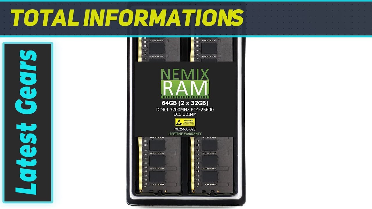 64GB NEMIX RAM DDR4-3200 ECC UDIMM: The Best Server Memory Upgrade?