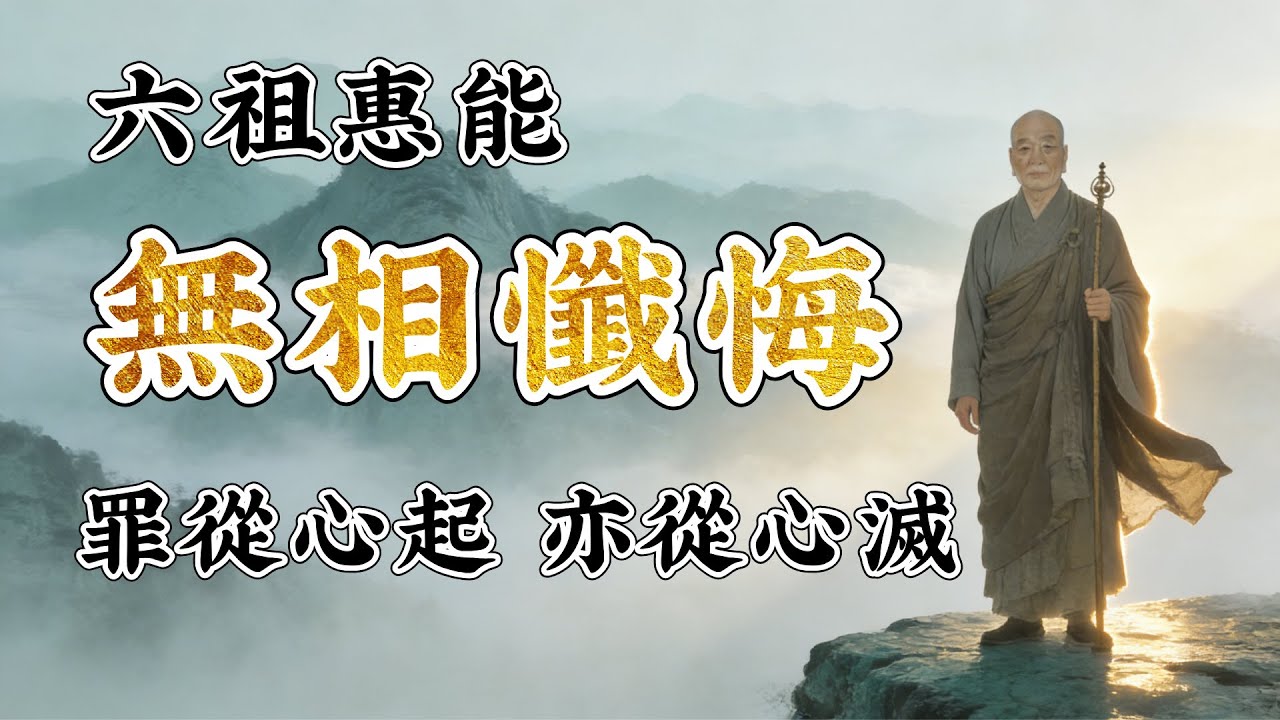 六祖惠能揭示「無相懺悔」真義：罪從心起，亦從心滅！#佛教故事 #佛法 #修行 #開悟