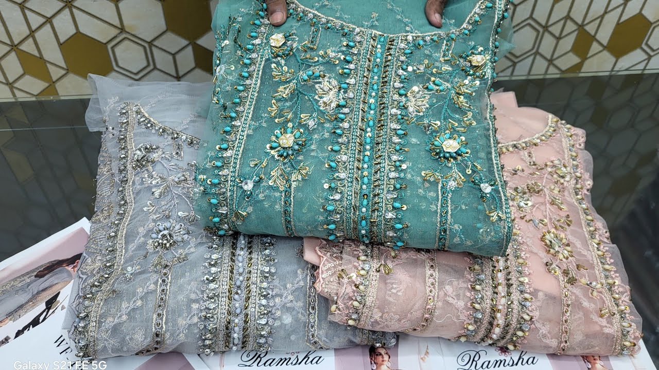Ramsha Bridal Luxury Maxi Handwork Suits | Pakistani Luxury Eid Collection 2025 | New Design Dresses