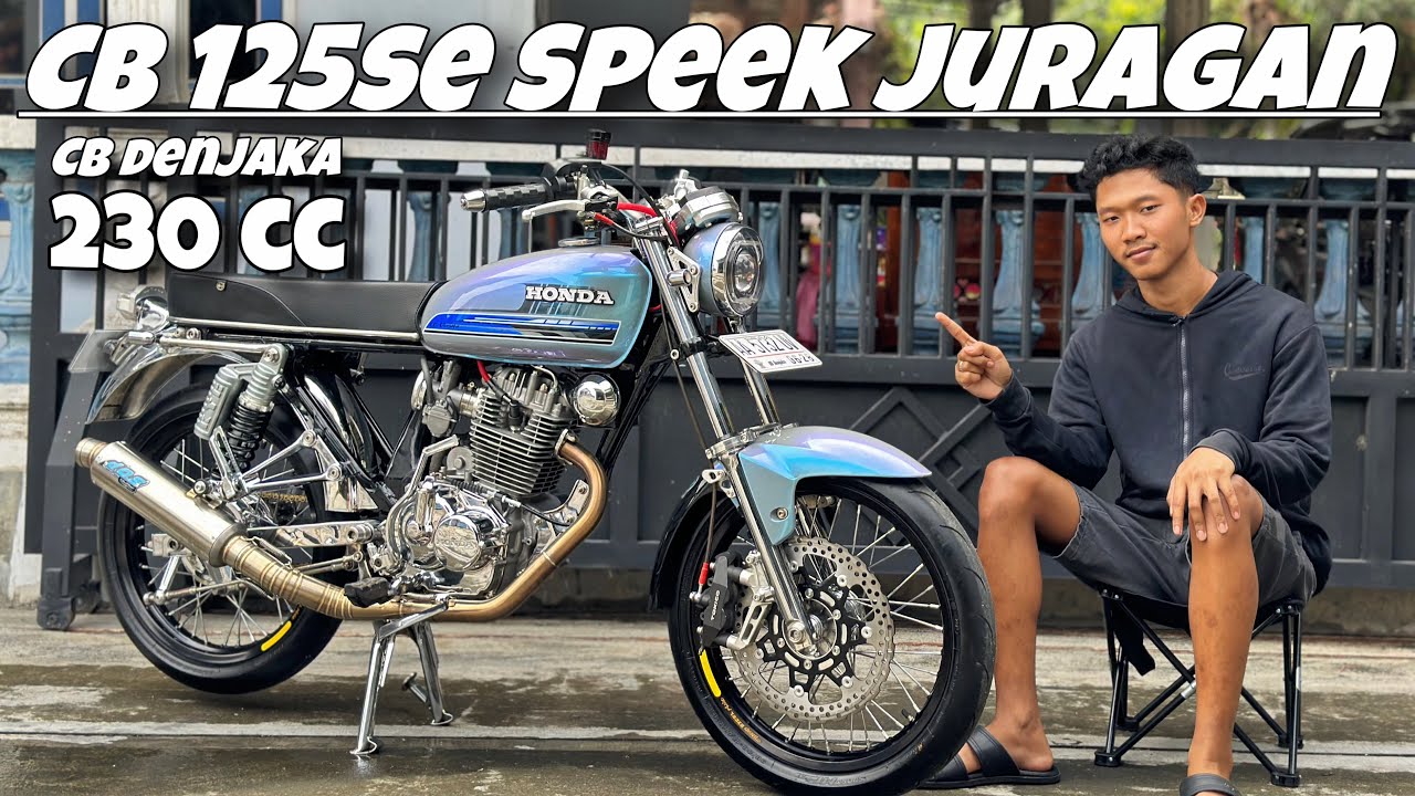 CB 125SE SEMI JURAGAN WARNA LEMBAYUNG SPEEK 230CC