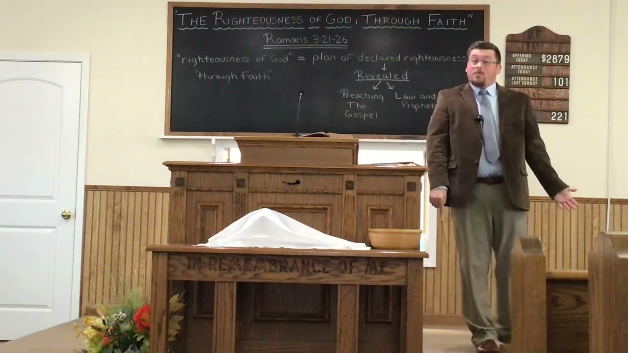 “The Righteousness Of God, Through Faith”. Bro. Eric Bullock Oct. 24, 2025
