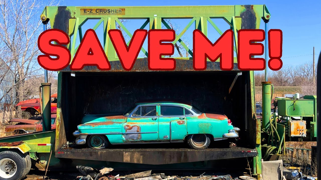 Look at what I DISCOVERED Sitting in a TREE ROW! Plus RESCUING Classic Cars from the CRUSHER!