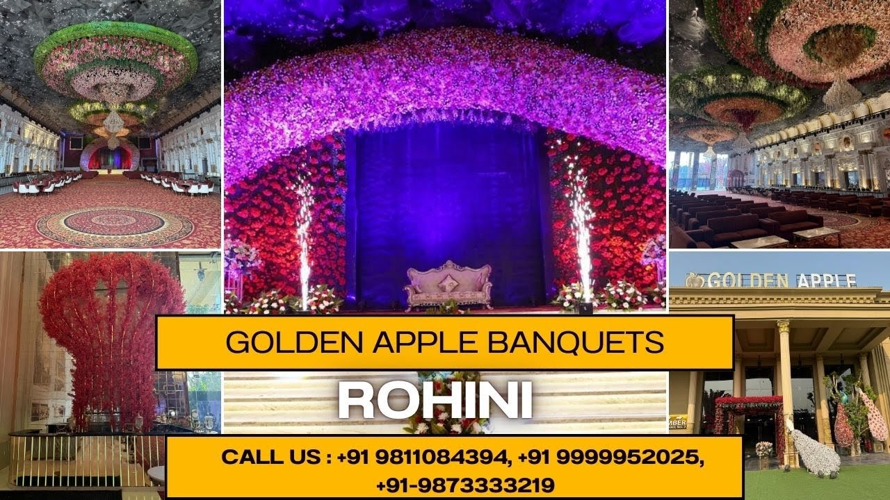 Golden Apple - Rohini Amber (Hall 2) | Luxury Wedding Destination | Banquet Hall in Delhi