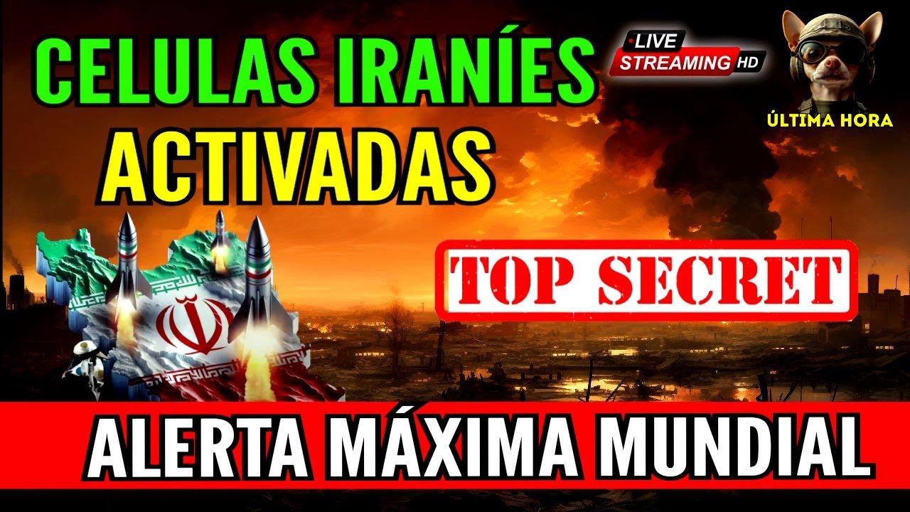 IR&Aacute;N URGENTE 🔴C&Eacute;LULAS ACTIVAS DEL CGRI EN CANAD&Aacute;. NETANYAHU PUBLICA PRUEBA DE VIDA JRENTRECOMILLAS