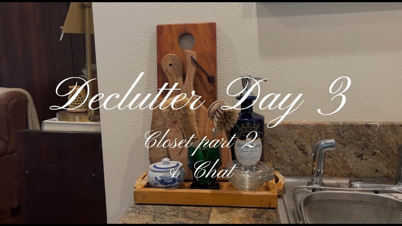 Declutter Day 3 - Let talk about impulse purchasing while we declutter coats, dresses and shoes