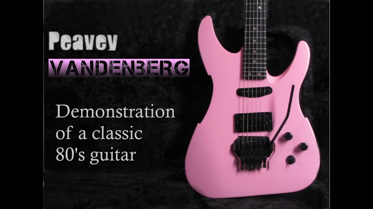 Playing one of the best classic 80's guitars, Peavey Vandenberg