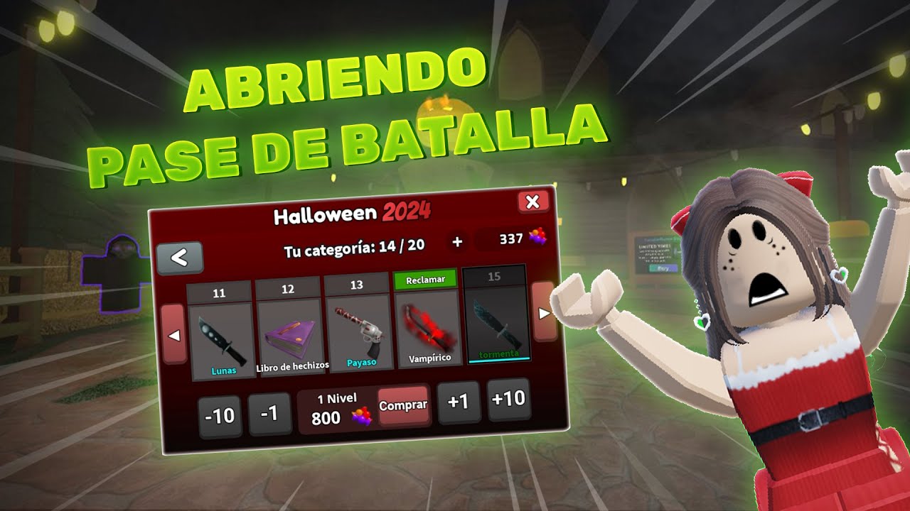 ABRIENDO PASE DE BATALLA en MURDER MISTERY 2