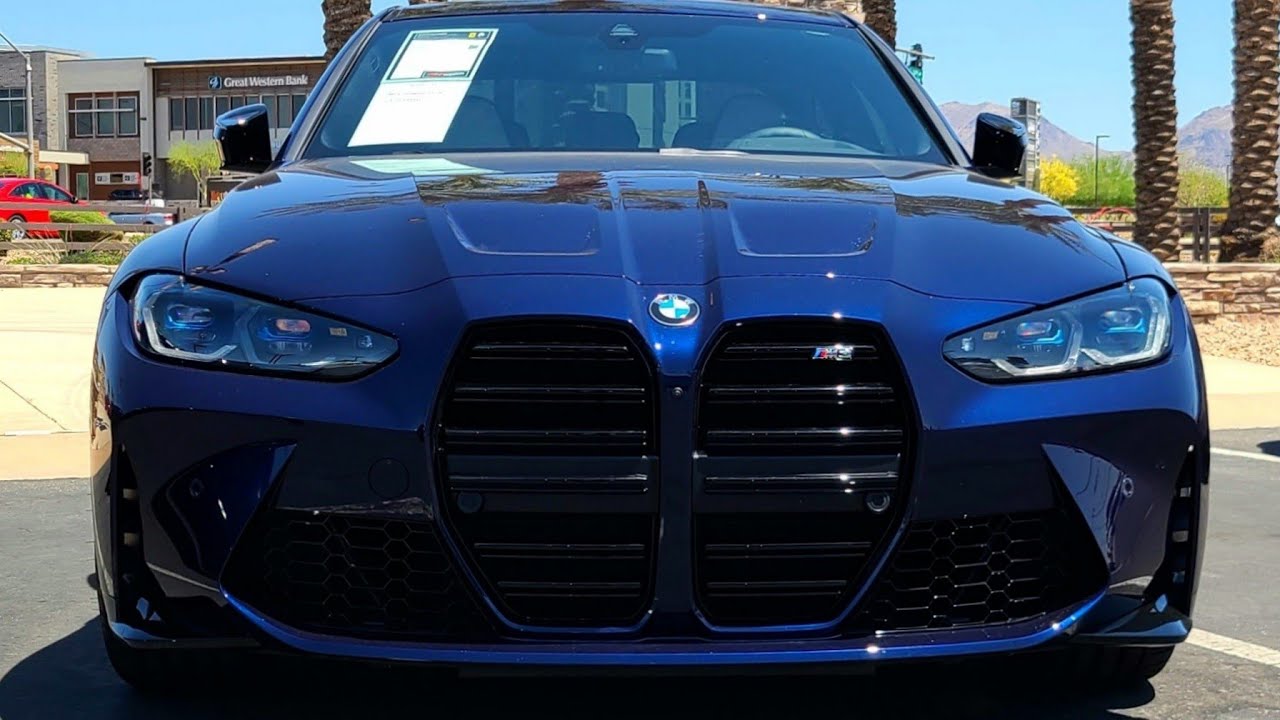 The All NEW 2021 BMW M3 G80 in "Tanzanite Blue II Metallic"