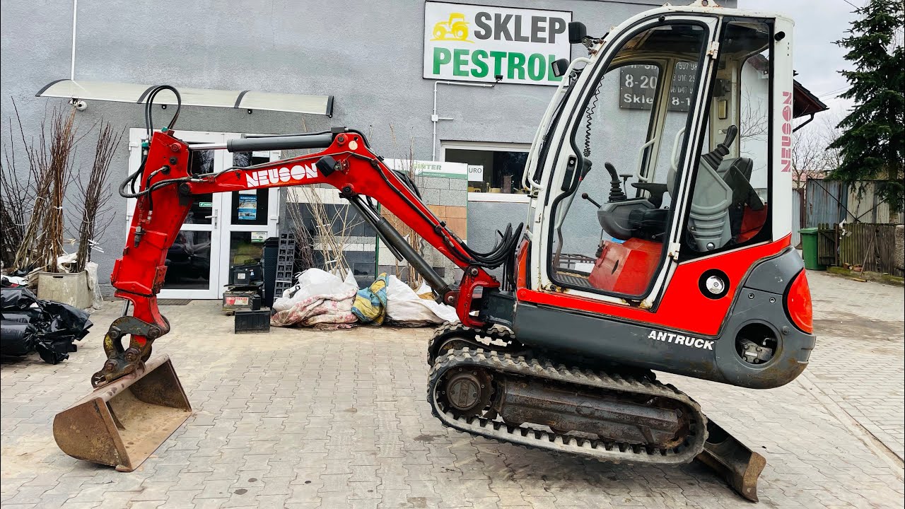Minikoparka NEUSON 1402 RDV, teleskopowe ramie, SPRZEDANA/for sale, prezentacja/review *PESTROL*
