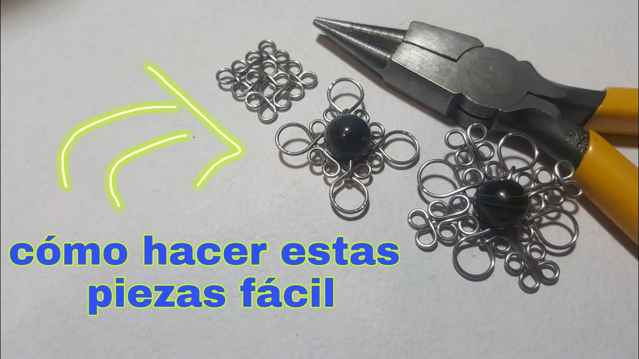 piezas con alambre acero inoxidable| figuras tipo filigrana| variante de figura de alambre cuadrito.