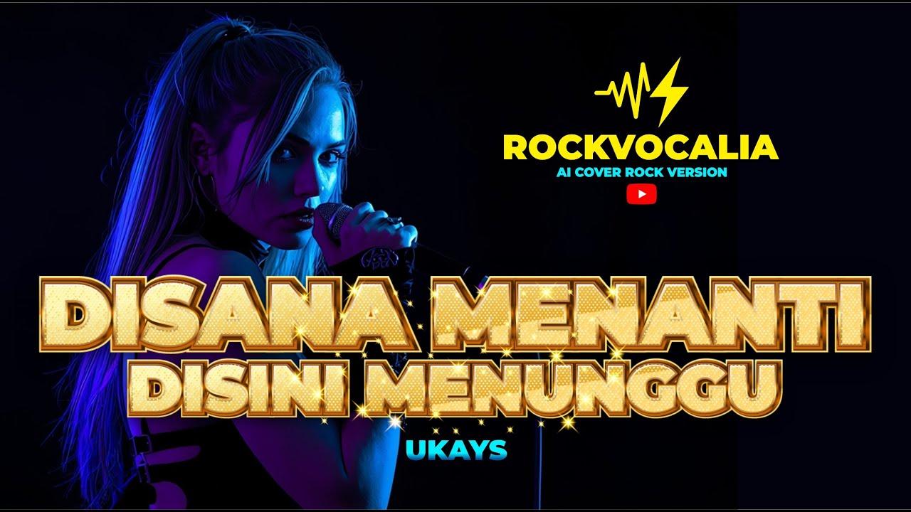 Di Sana Menanti Di Sini Menunggu - U.K's | AI Cover Rock Version by RockVocalia