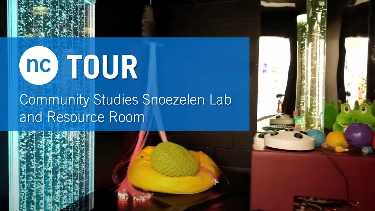 NC Tour ~ Community Studies Snoezelen lab and resource room
