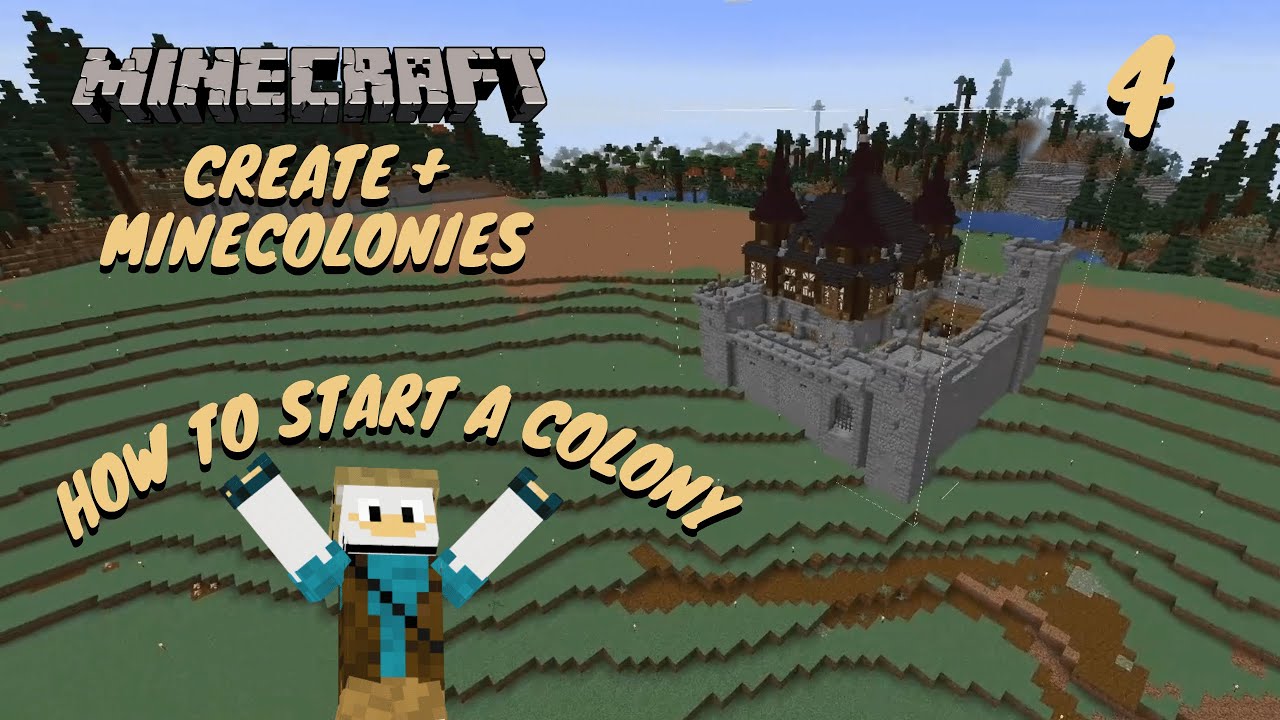 Create + Minecolonies - The Beginning of a Colony