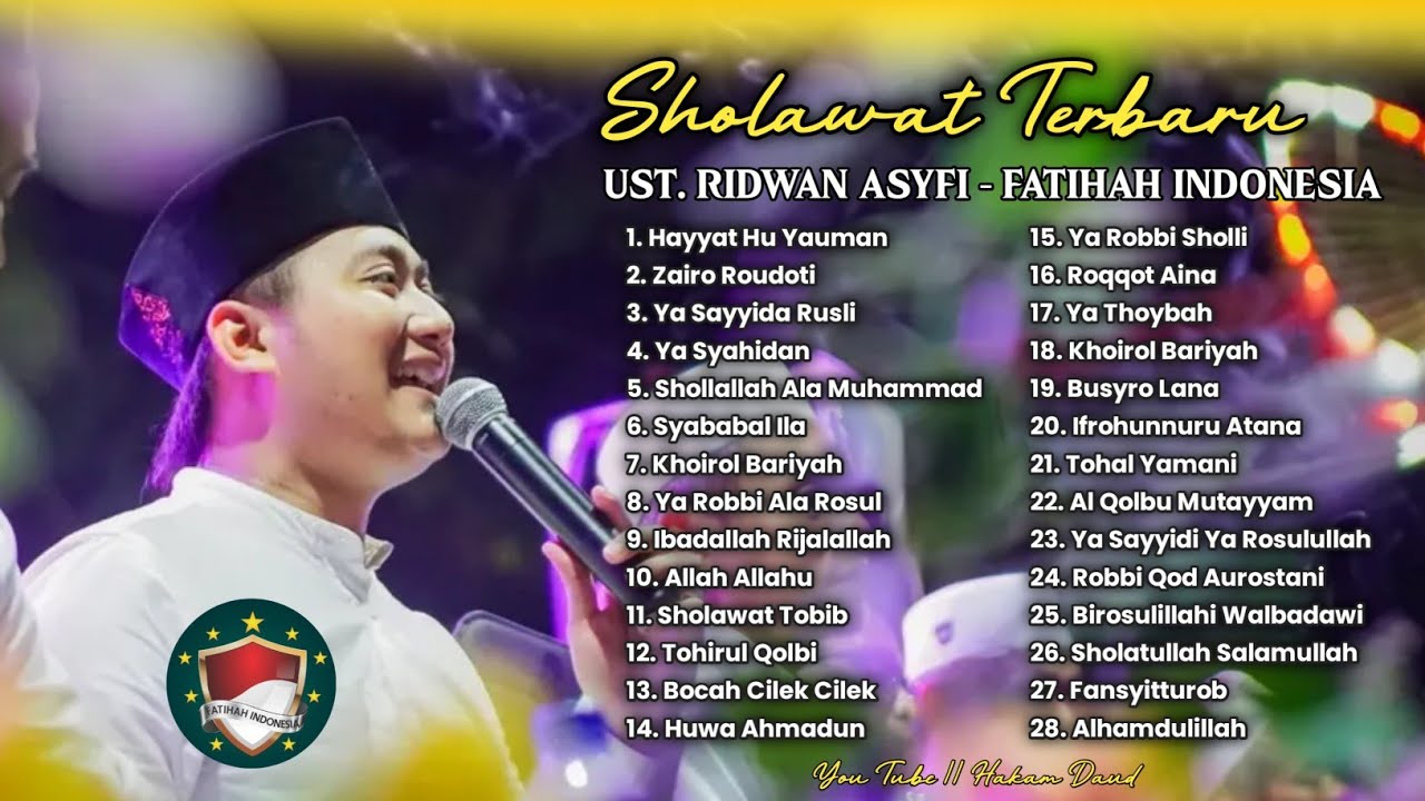 SPESIAL SHOLAWAT TERBARU UST. RIDWAN ASYFI - FATIHAH INDONESIA FULL ALBUM 2026