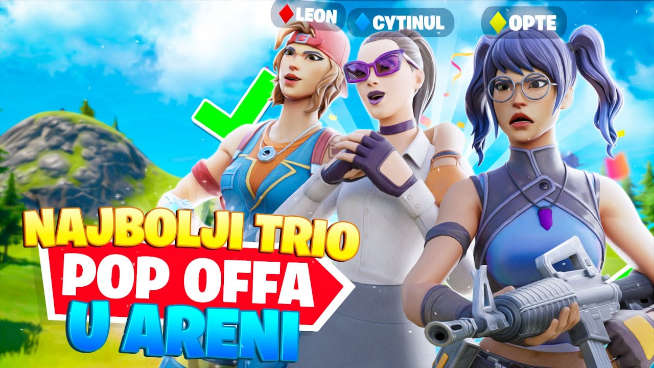 KAKO SMO POBJEDILI GAME U TRIO ARENI SA 30 KILLOVA U FORTNITE!!!  /W GOD TRIO