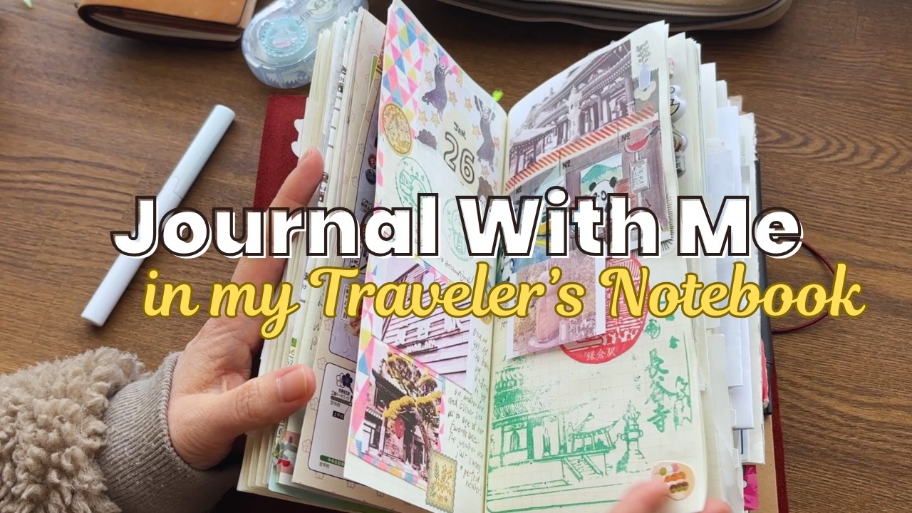 Веду дневник вместе со мной в моем дорожном блокноте + стеклянная ручка в форме стакана с шарикам...