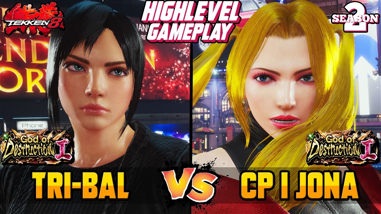 T8 – TRIBAL (Nina Williams) vs CP | JONA (Anna Williams) – Tekken 8 High Level Gameplay