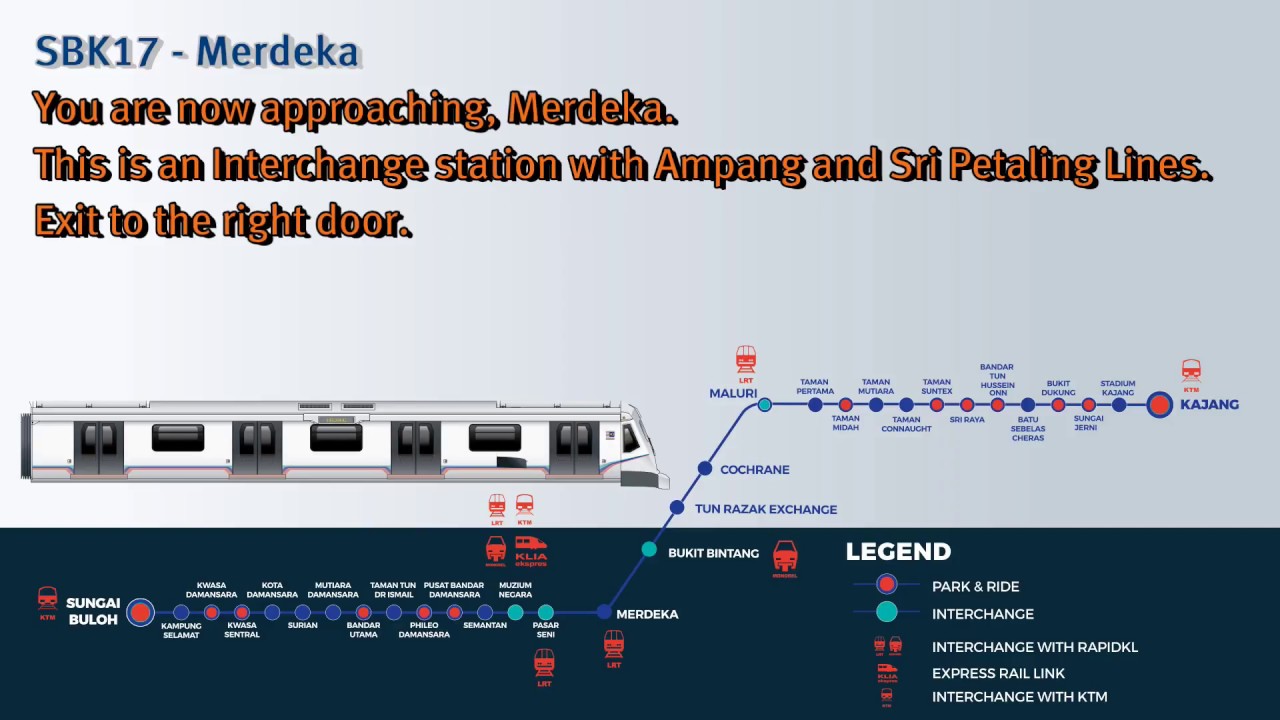 Train Announcement - MRT Sungai Buloh Kajang Line