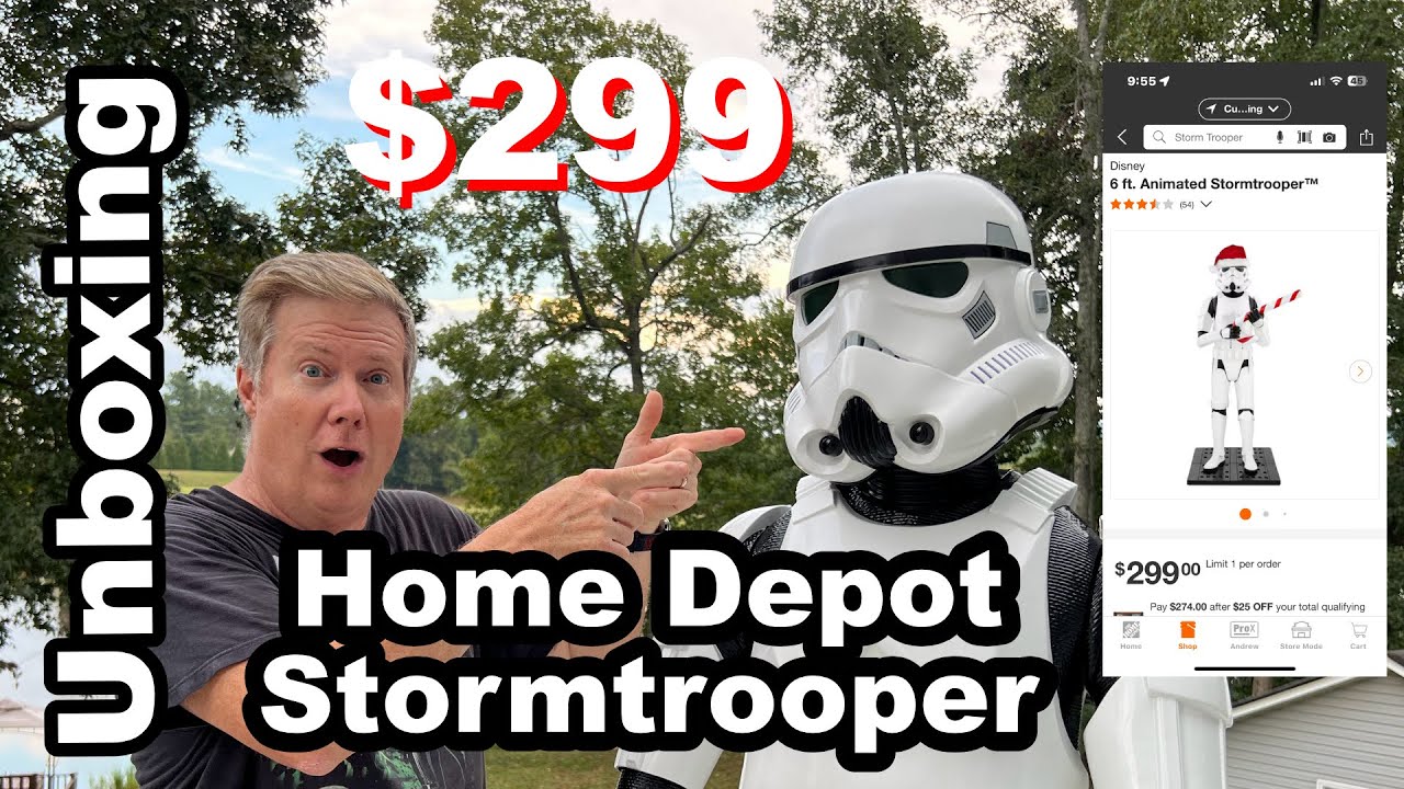 $299 Home Depot Storm Trooper Unboxing