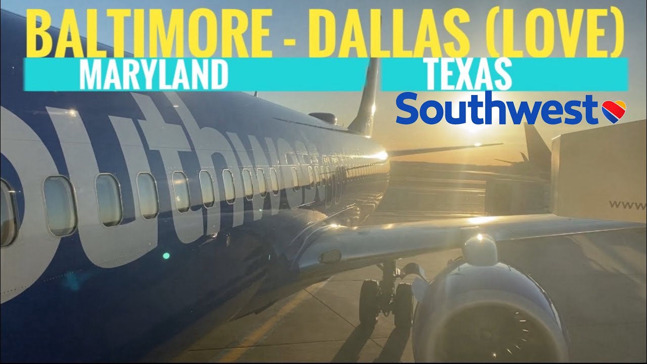 TRIPREPORT | Southwest Airlines (ECONOMY) | Boeing 737-800 | Baltimore - Dallas (Love)