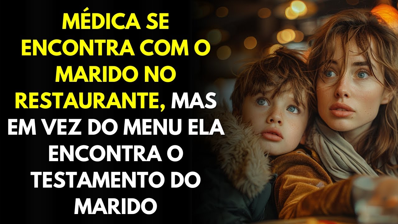 Médica Se Encontra Com O Marido No Restaurante, Mas Em Vez Do Menu Ela Encontra o Testamento Dele