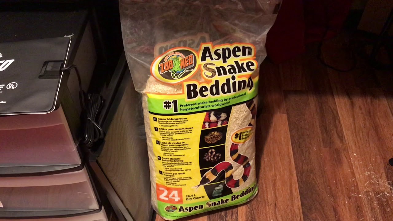 New 40 Gallon Corn Snake Tank Set Up