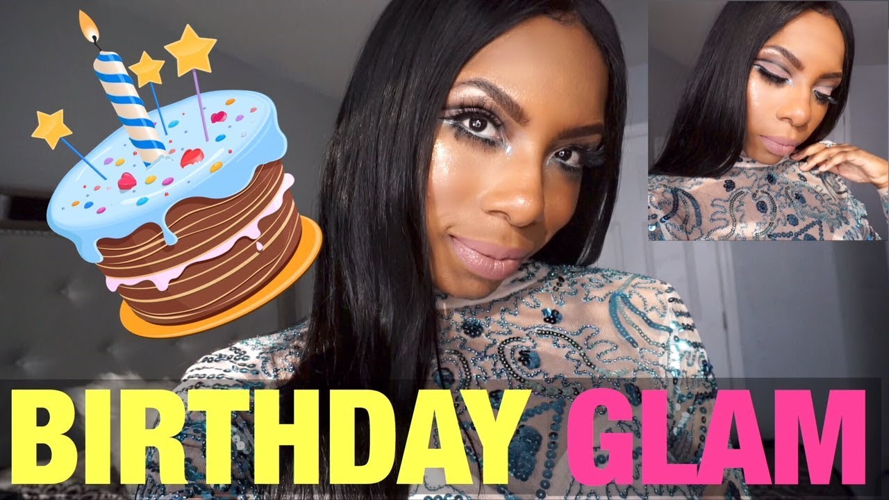 IT'S MY BIRTHDAY!! FULL FLAWLESS MAKEUP TUTORIAL GRWM 70'S CHER/ KKW/ DIANA ROSS INSPIRED 🎊