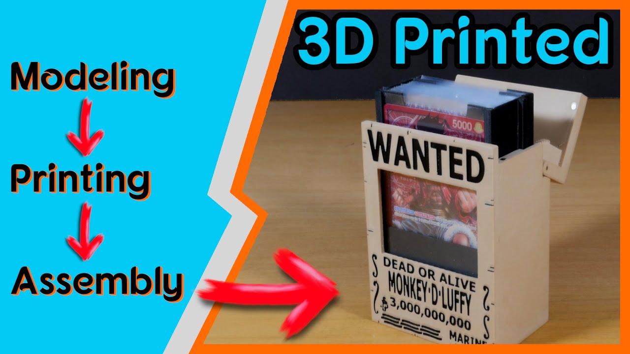 Time lapse creation - 3D printed One Piece TCG Deck Box