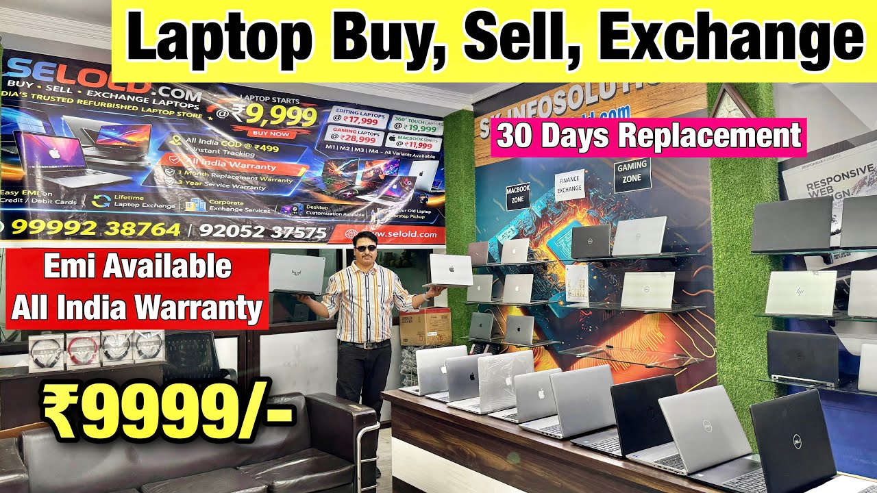 Used & Open Box Laptops in Delhi | Second hand Laptop ₹6999 | MacBook Market in Delhi | rohini