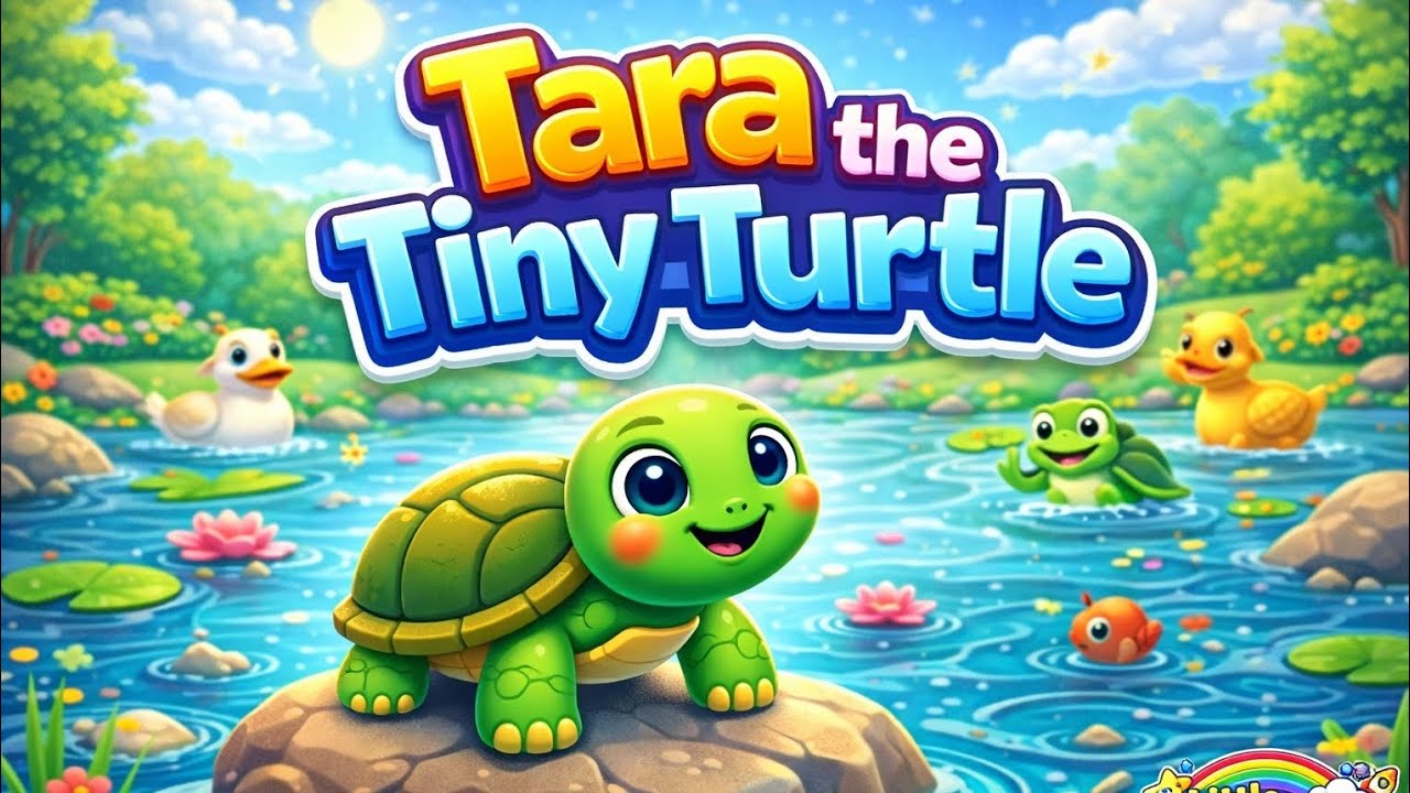 Tara the Tiny Turtle 🐢 | Moral Story for Kids | Slow and Steady | @LittleWonderWorld-TV 