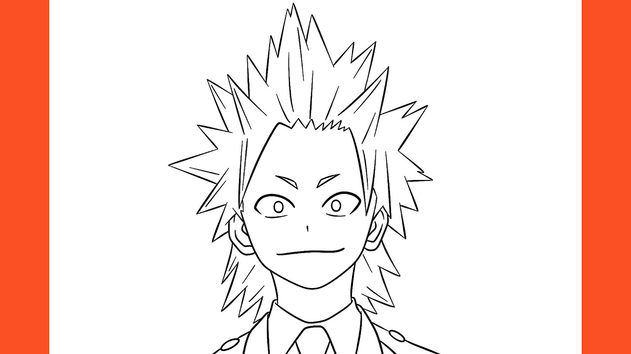 How To Draw Eijiro Kirishima (My Hero Academia)