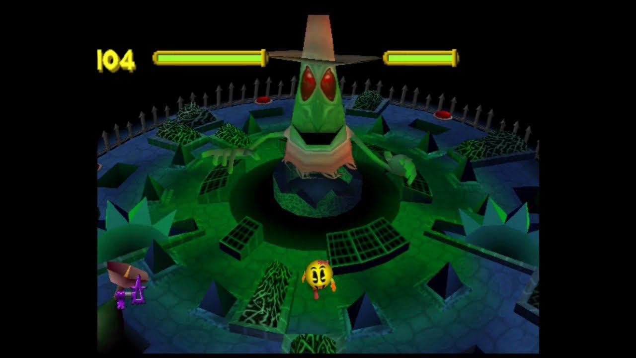 Nintendo 64 - Ms Pacman Maze Madness -  Longplay 100% All Stars
