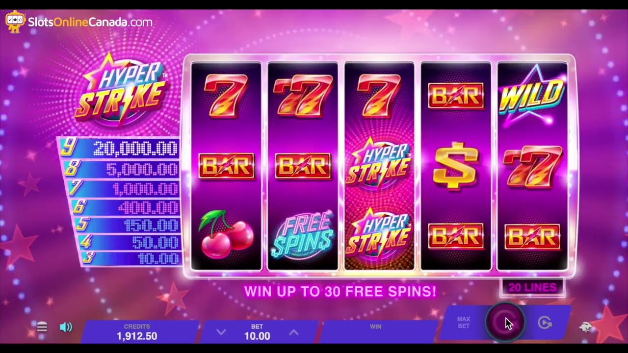 Hyper Strike Slot - 50 Spins Experience