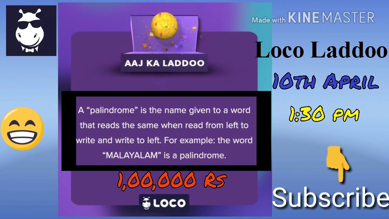 Loco Social Media Ladoo 10 April Afternoon 1:30 Pm || Win🎉&hearts;️Free lives