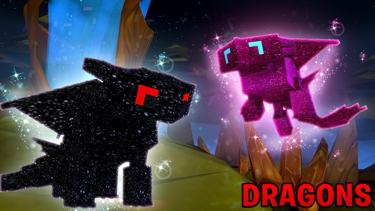 ANOTHER NIGHTFURY DRAGON BABY IS BORN - Minecraft Dragons