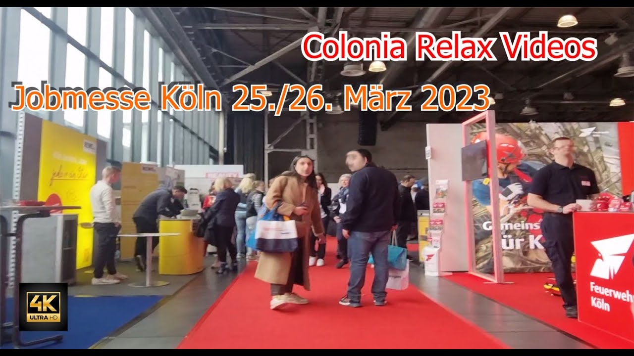 Köln / Cologne Jobmesse MOTORWORLD Köln 25. und 26. März 2023 Germany / Deutschland [4K]