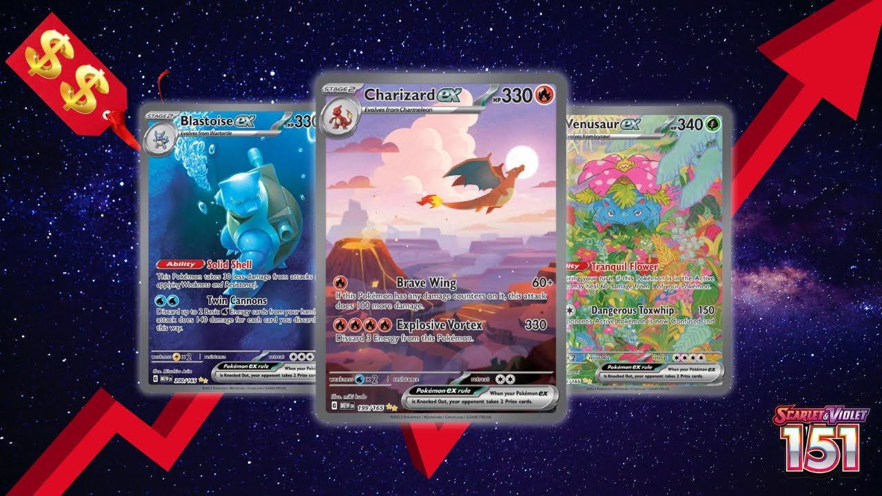 EXCELLENT Prices! Pokemon 151 Top 15 Most Valuable Cards So Far