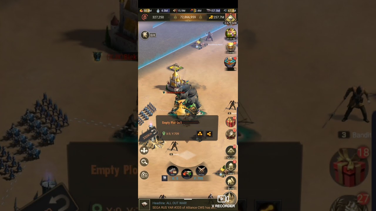 ●MegaDeathz  / KE s335 vs s305  / quick ke😬  Rise of Empires