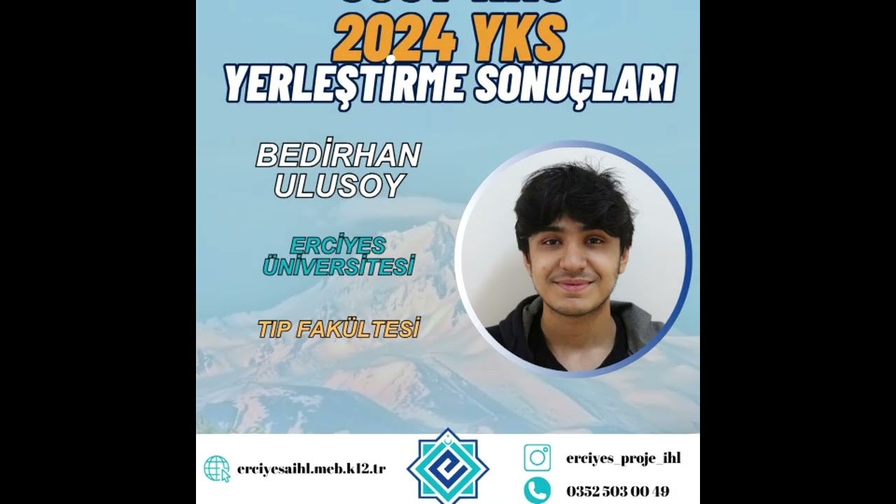 2024 Mezunlarımızdan Üniversiteyi Kazanıp Yerleşenler