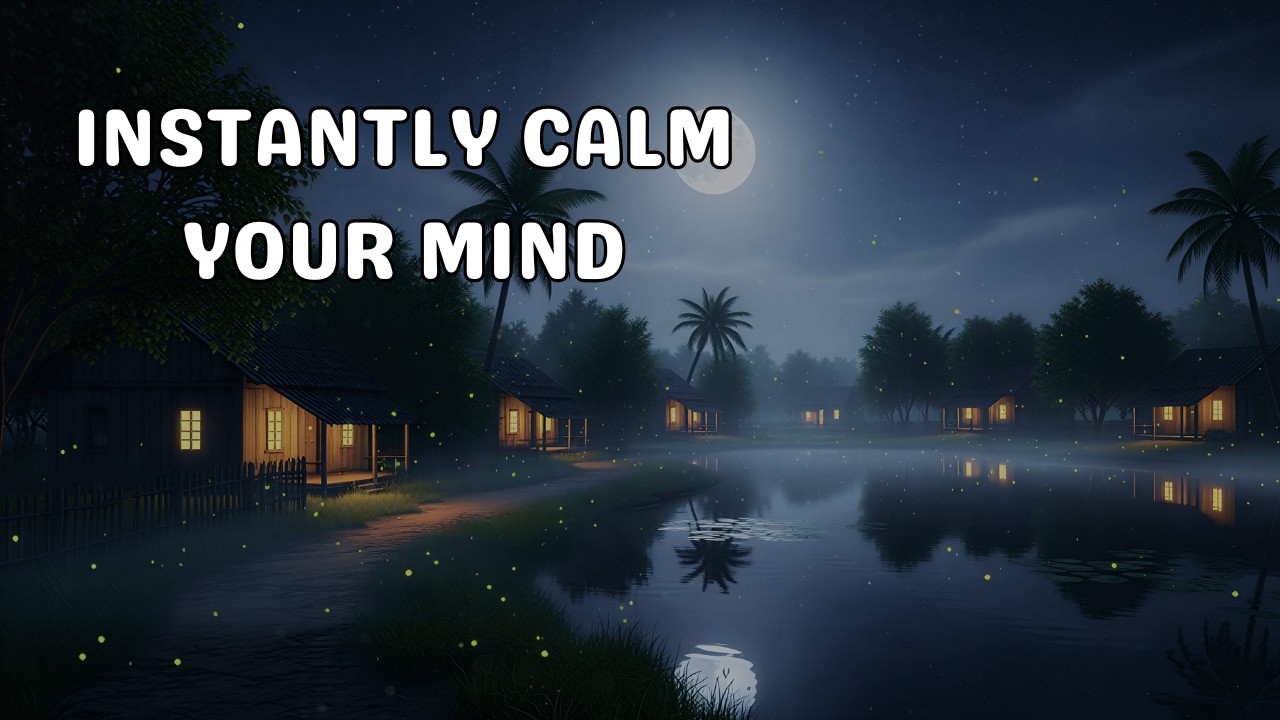 Deep Sleep Night Sounds | Crickets Chirping in the Woods |  White Noise
