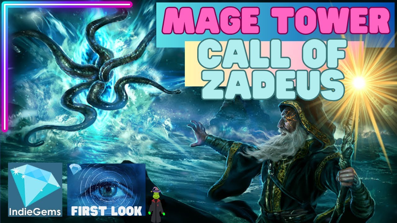 🗼** MAGE TOWER: CALL OF ZADEUS **🗼  ¦ First Look No Commentary ¦  - Random Open World Card Battler.