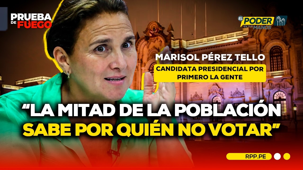Marisol Pérez Tello: ¿Privatizar el agua? ¿Aborto terapéutico? ¿Plan para el debate? #PDFRPP
