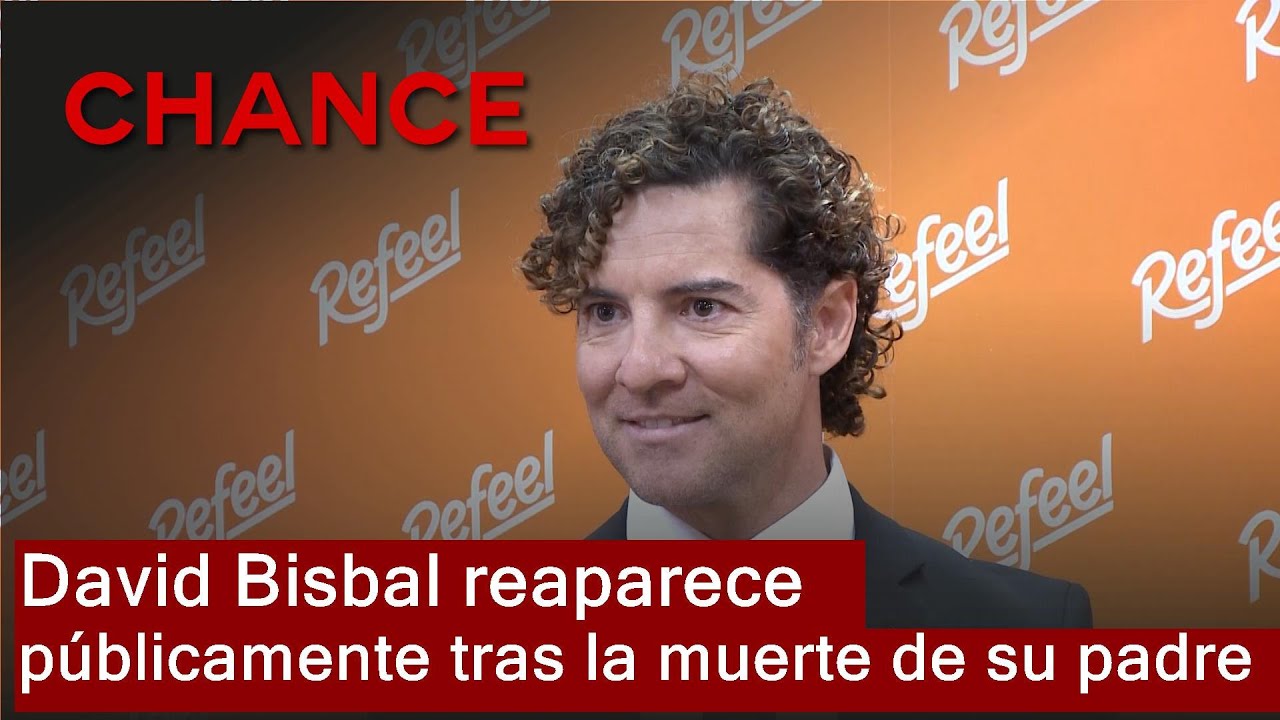 David Bisbal reaparece públicamente tras la muerte de su padre