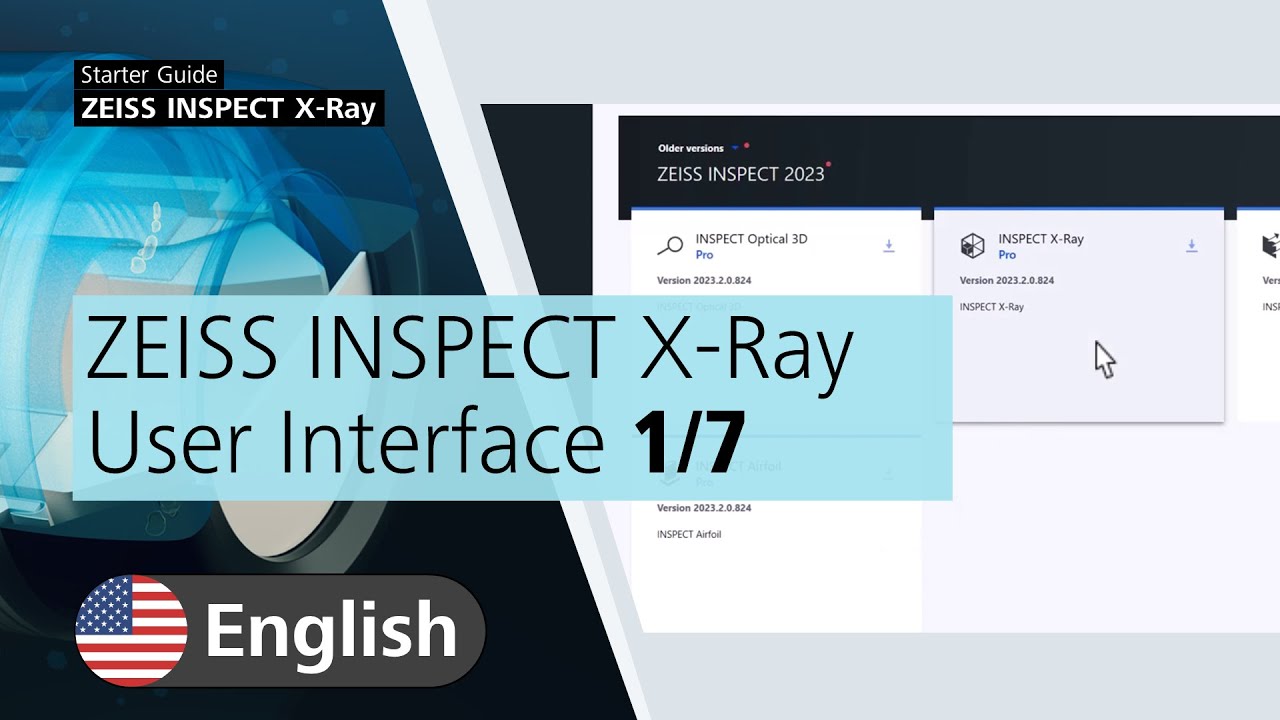 ZEISS INSPECT X-Ray User Interface (1/7)