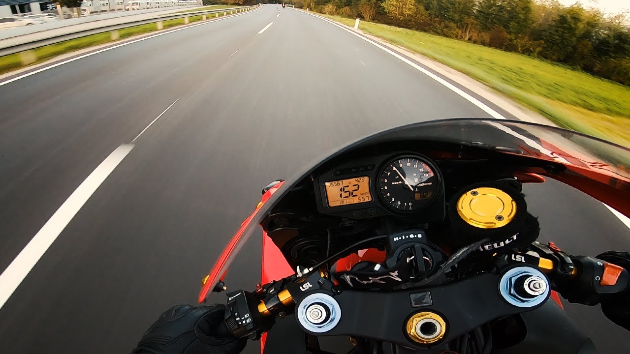 The PURE SOUND of FireBlade (ASMR) ❤ Quickshifter - HONDA CBR954RR FireBlade (4K) #cbr954rr #asmr