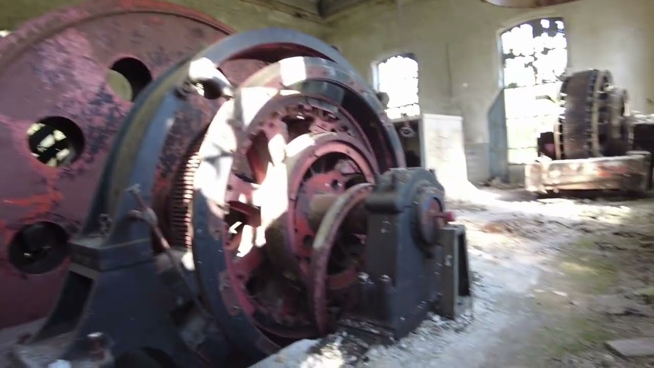 Das Kohlebergwerk in Lothringen - beinahe stürzt die Treppe ein