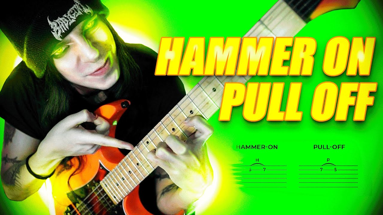 CÓMO RAYOS HACERLOS❓ | Ligados Hammer On y Pull Off en GUITARRA