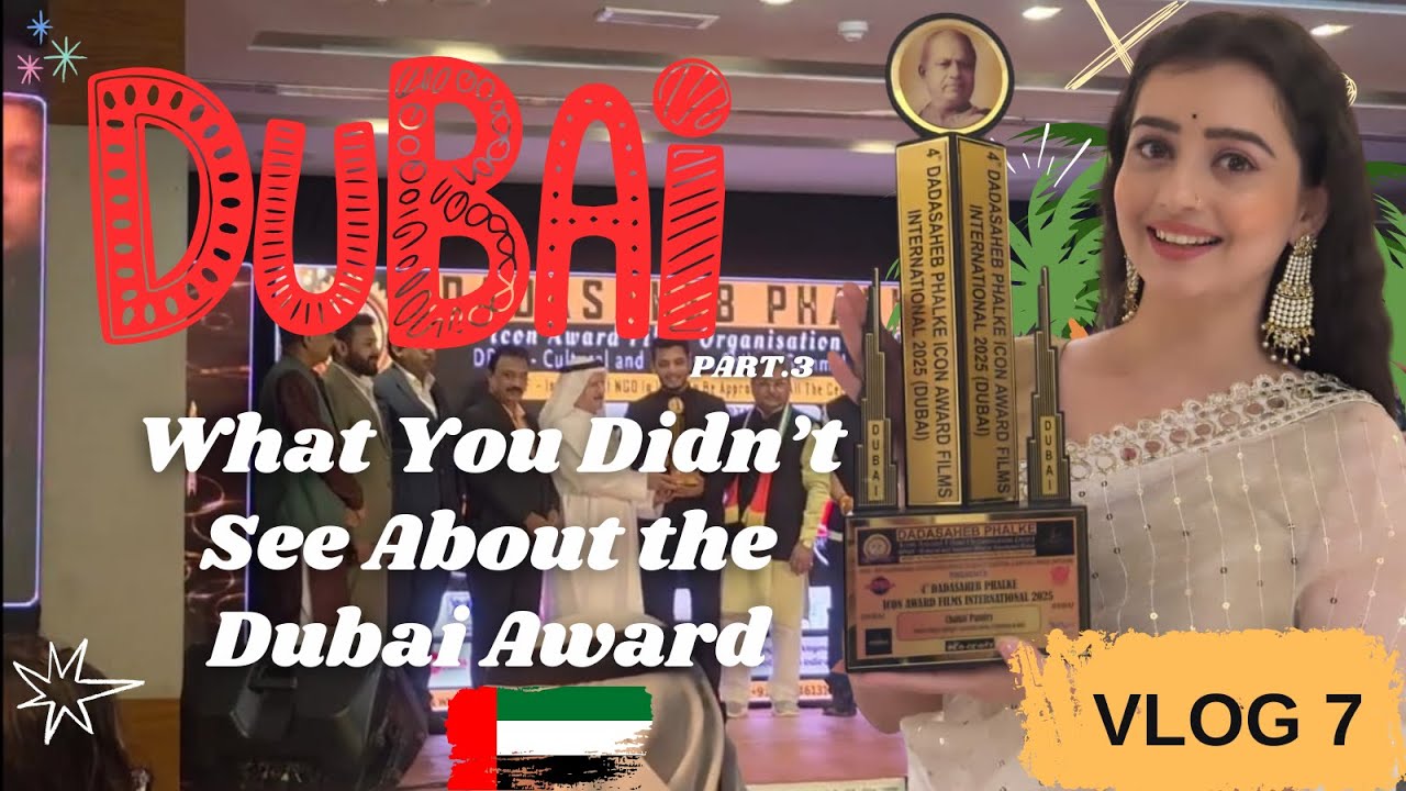 What You Didn’t See About the Dubai Award 🏆 || Dubai Vlog Pt. 3 || Chahat Pandey
